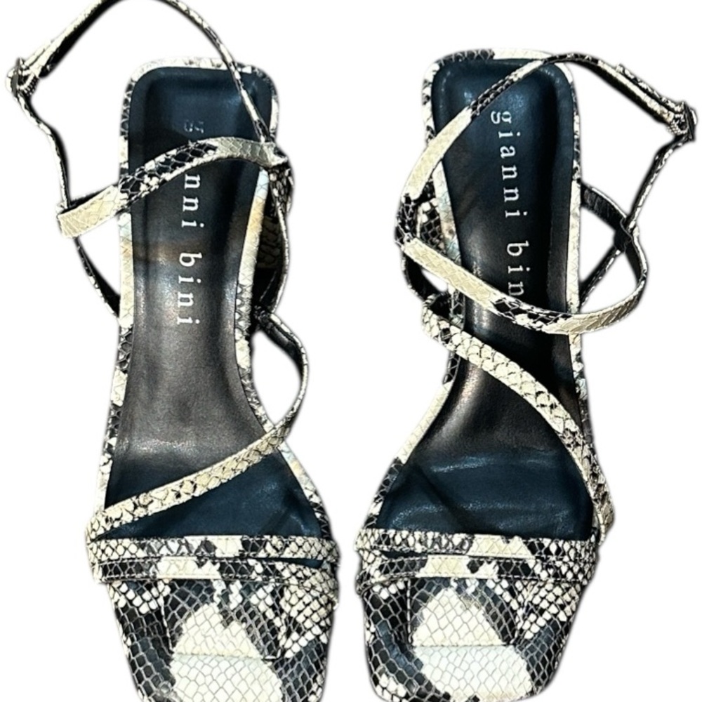 Gianni Bini Snakeskin Patterned Heels
